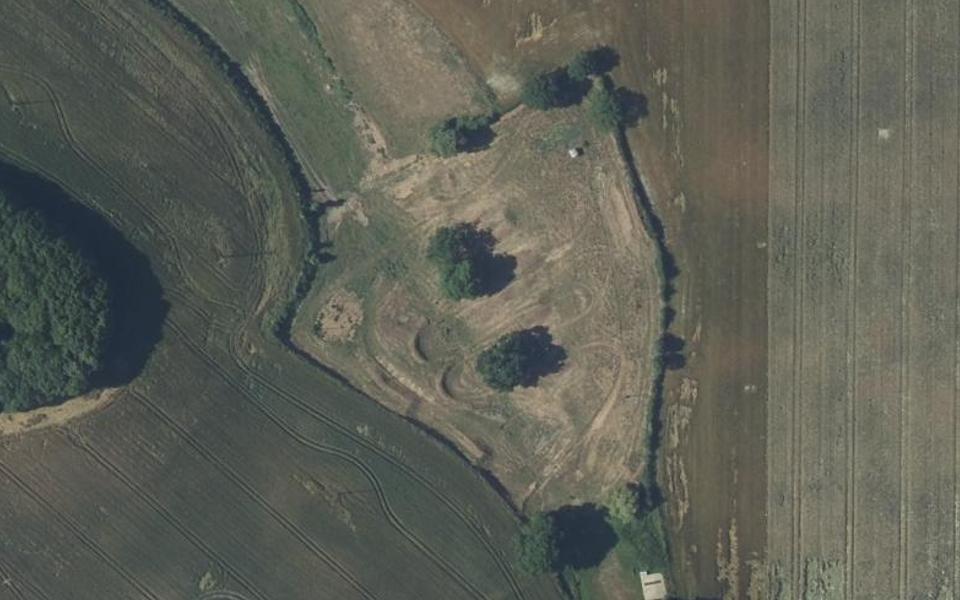 Sèvremont motocross track seen from above