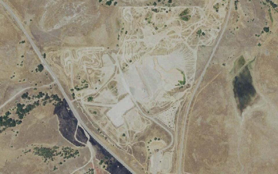 La Grange Off-Highway Vehicle Park seen from above