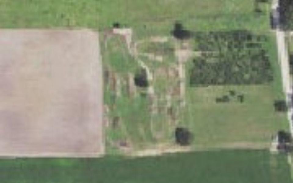Plano motocross track seen from above