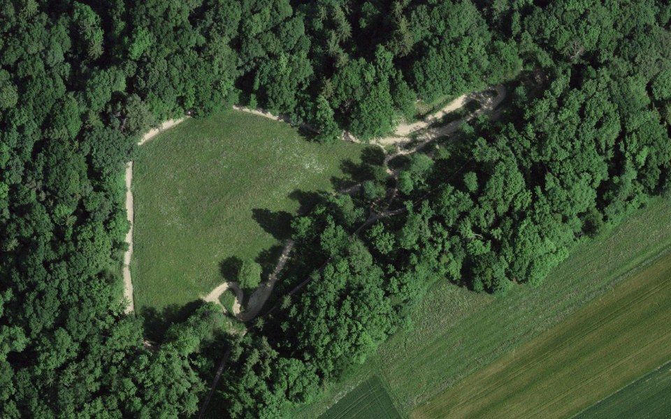 McVully - Motocross à l'ancienne vu du ciel