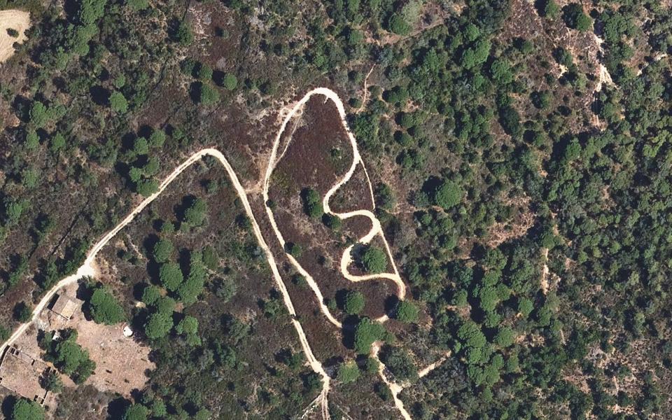 Pals motocross track seen from above