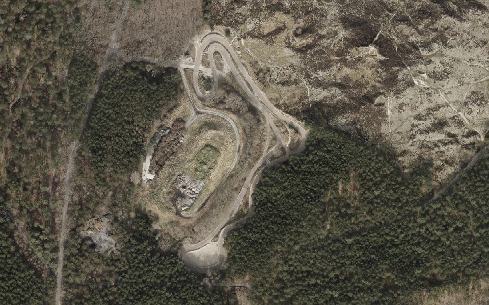 West-Terschelling motocross track seen from above
