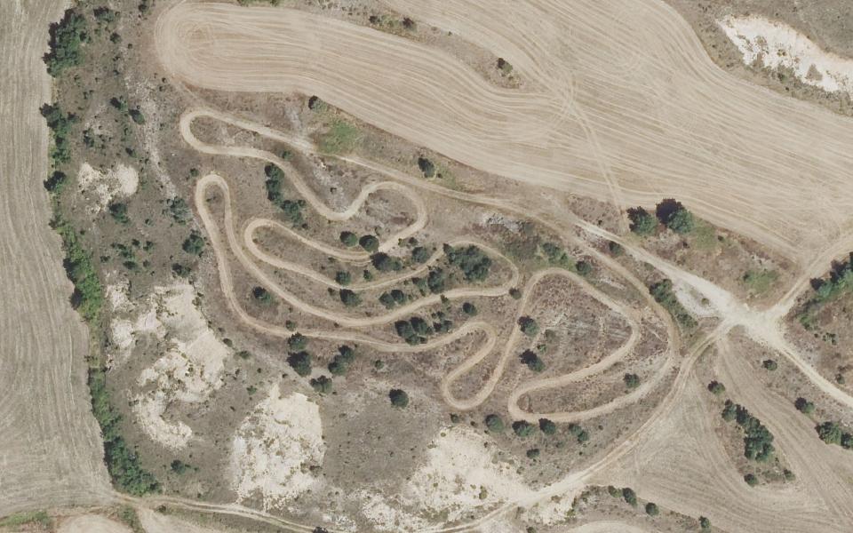 Terrain de motocross de Gasteiz / Vitoria vu du ciel