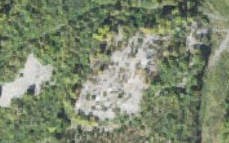 Bellefonte motocross track seen from above
