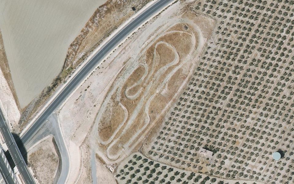 Terrain de motocross d’Otura vu du ciel