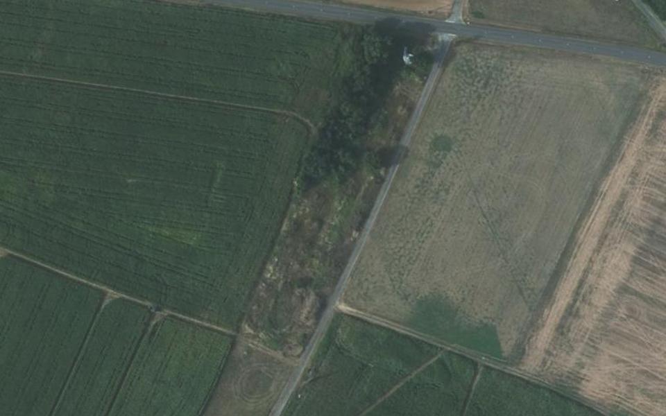 Bords motocross track seen from above