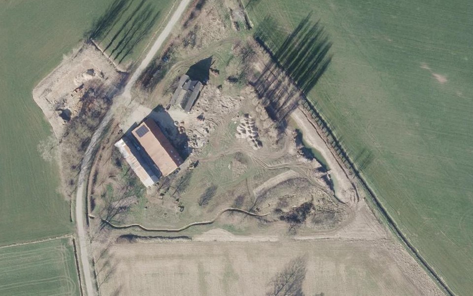 Terrain de motocross de Doesburg vu du ciel