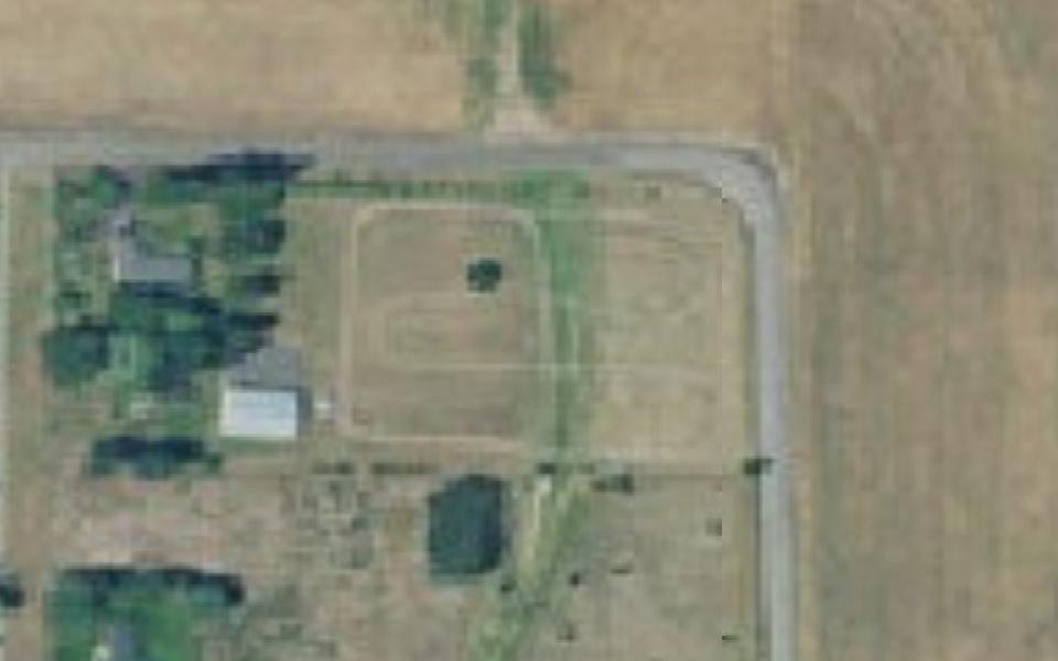 Hillsboro motocross track seen from above