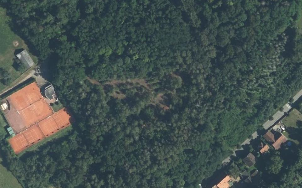 Terrain de motocross de Bouxwiller vu du ciel