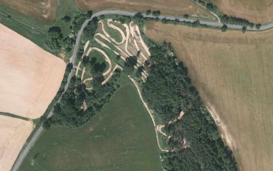 Motokros Horní Bříza vu du ciel