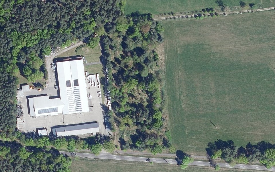 Guhrow motocross track seen from above