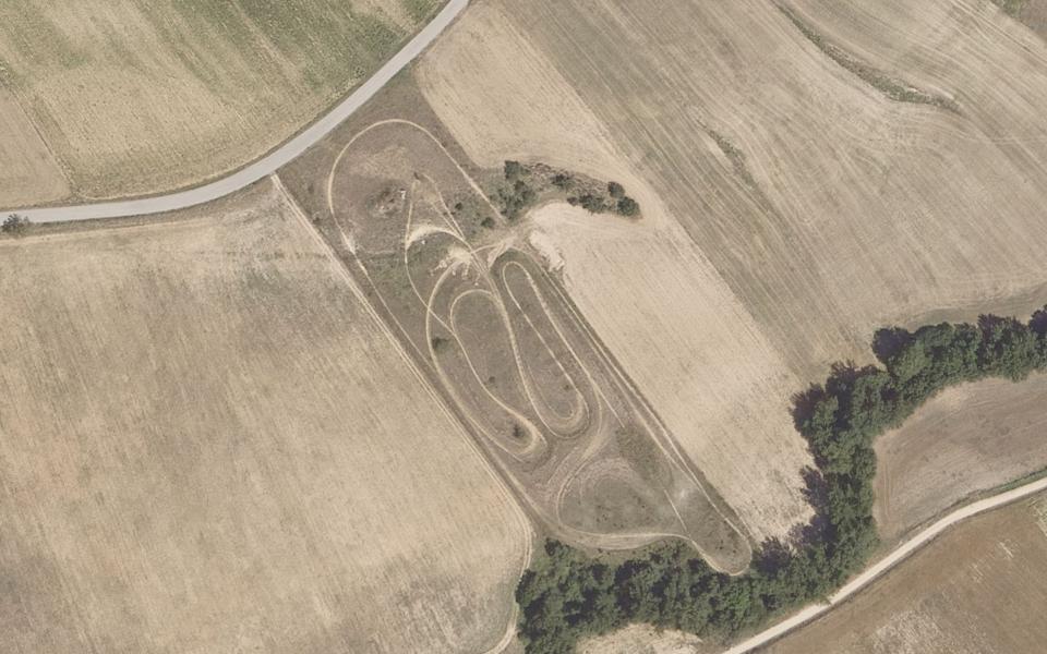 circuito motocross Nofuentes vu du ciel