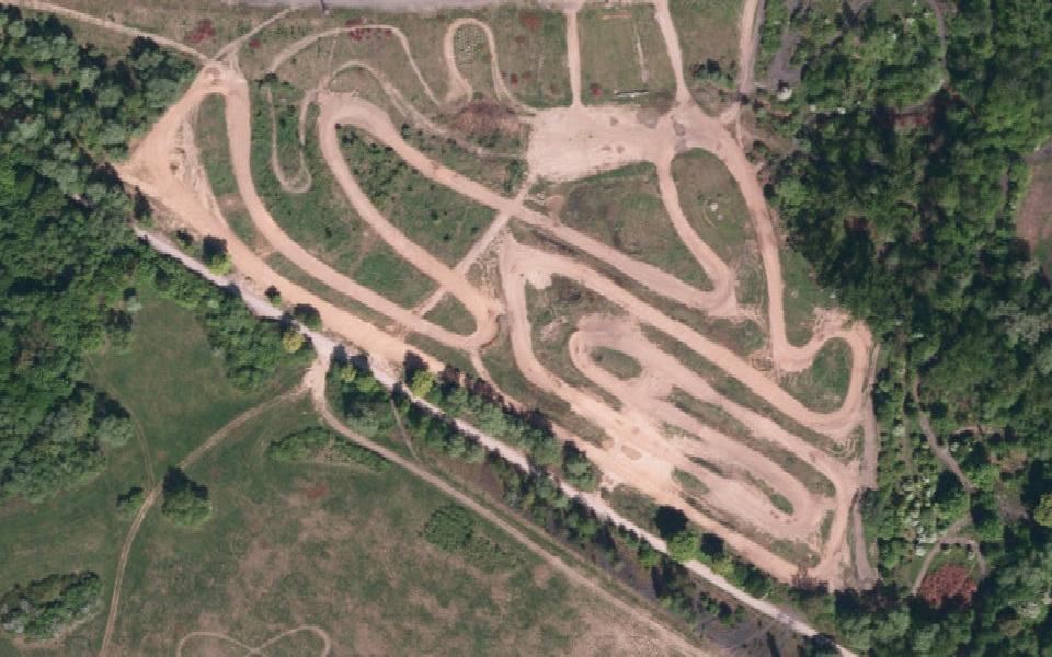 Motokros Lazy seen from above