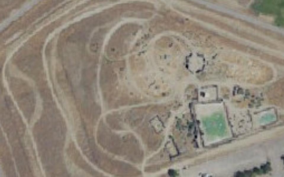 West Richland motocross track seen from above