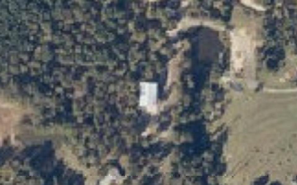 Springville motocross track seen from above