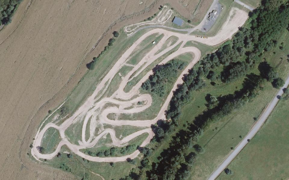 Motocrossgelände Am Dammberg - MSC Kali Bad Salzungen e.V. seen from above