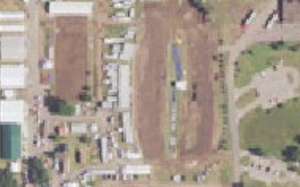 Anoka motocross track seen from above