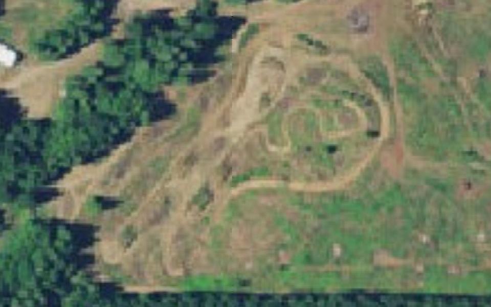 Terrain de motocross d’Yamhill vu du ciel
