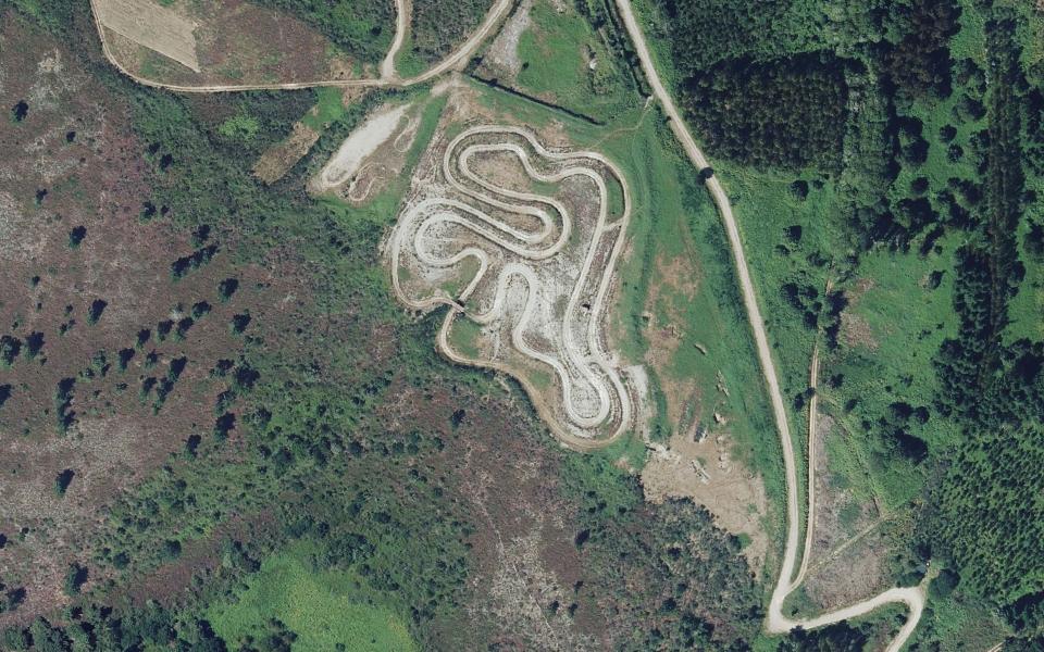 Circuíto de Trial da Grandela seen from above