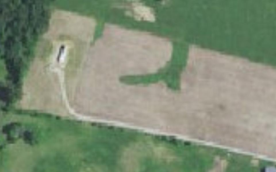 Brandenburg motocross track seen from above