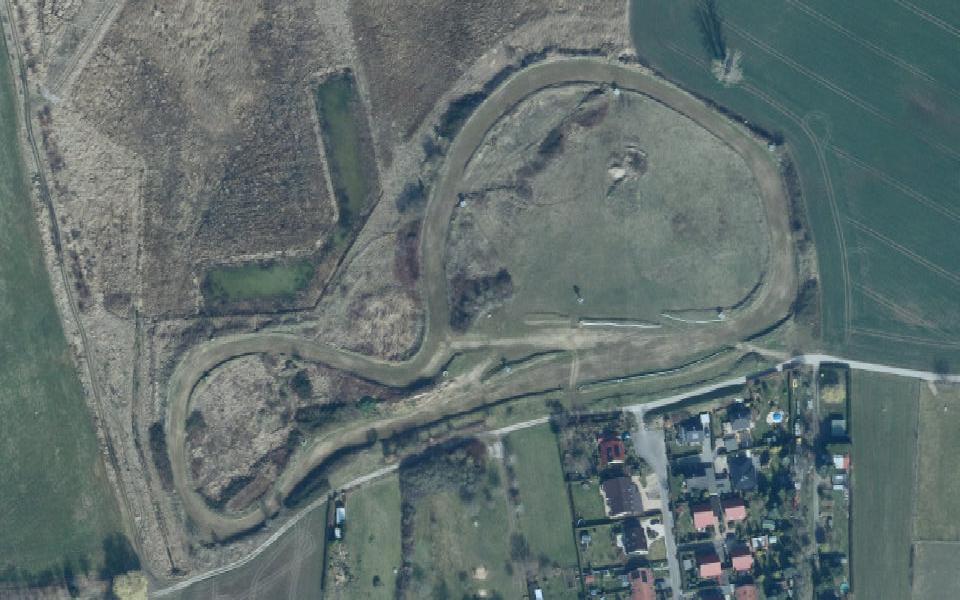 Moto-Cross-Frohburg seen from above