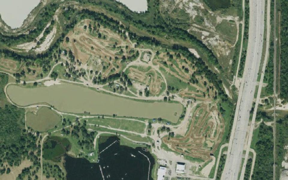 3 Palms Sports Park vu du ciel