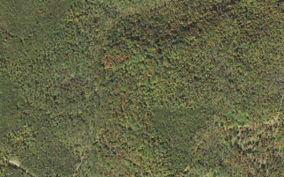 Coudersport motocross track seen from above