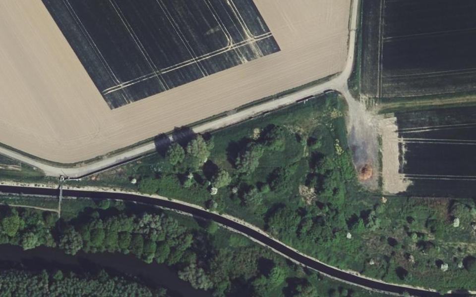 Wattrelos motocross track seen from above