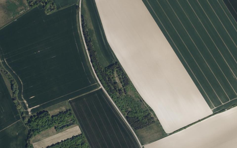 Droupt-Saint-Basle motocross track seen from above