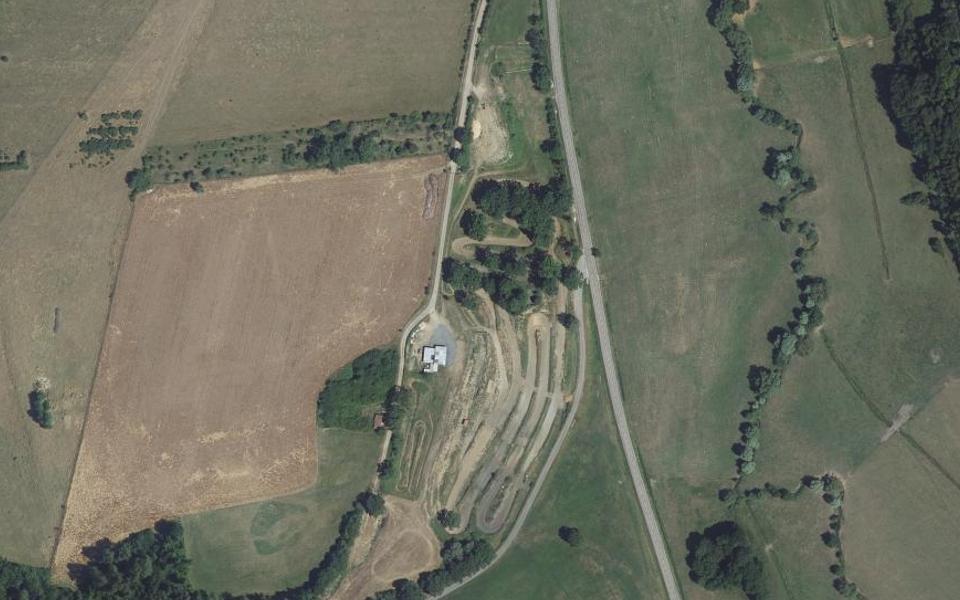 Gironcourt-sur-Vraine motocross track seen from above