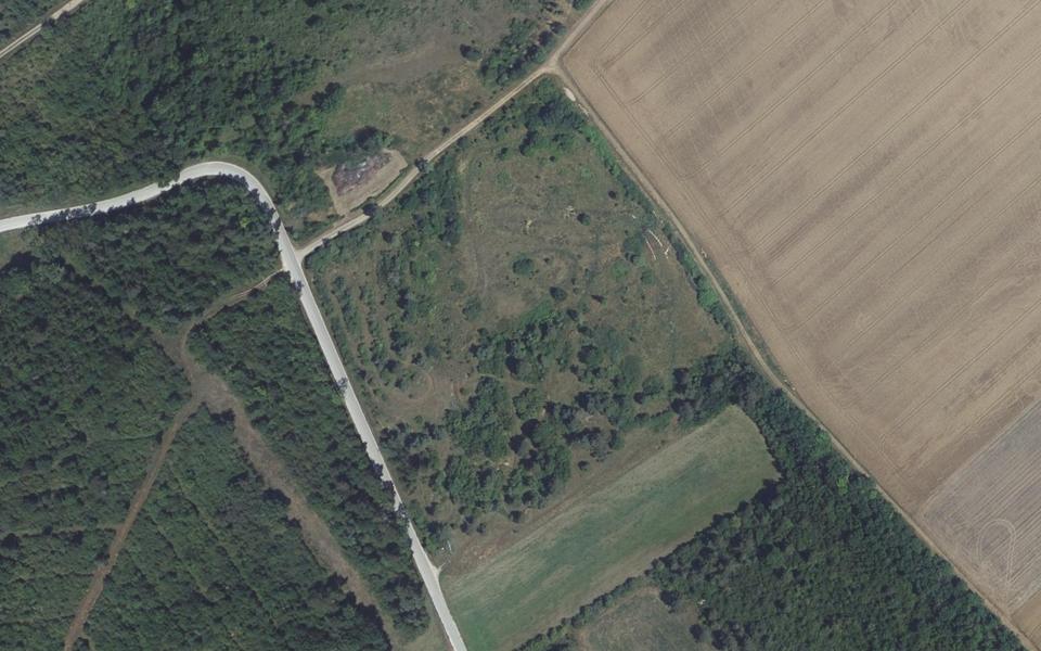 Terrain de motocross d’Avrainville vu du ciel