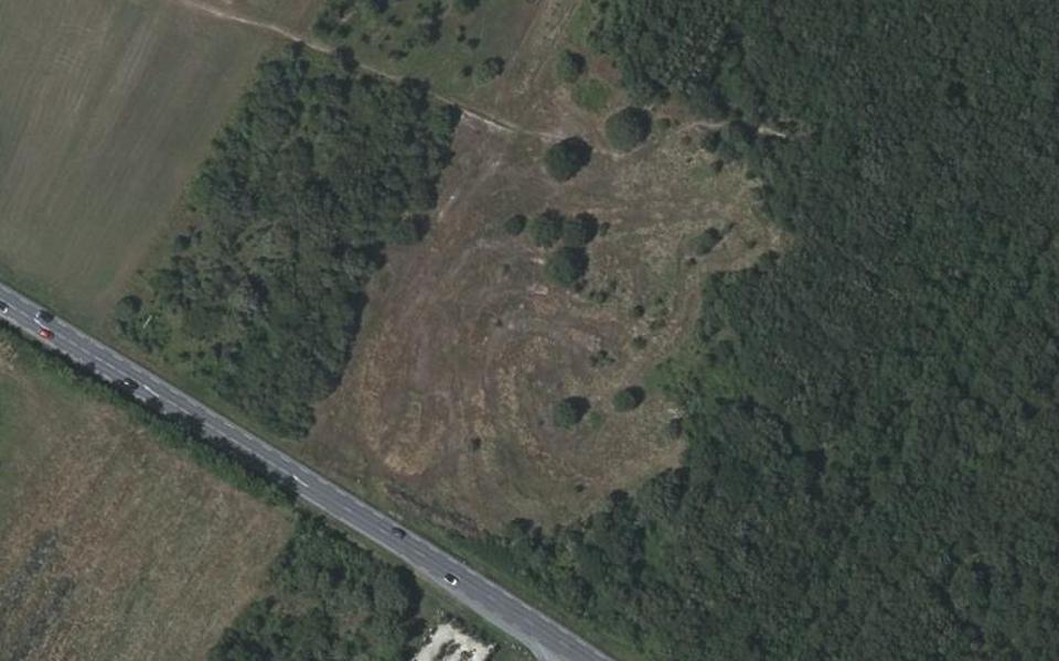 Terrain de motocross de Saint-Pierre-d'Oléron vu du ciel