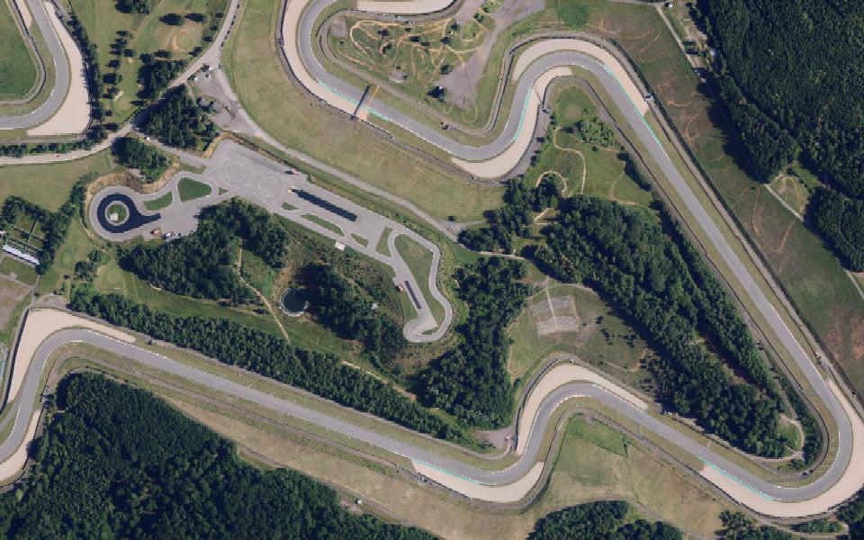 Offroadový park Automotodrom Brno seen from above