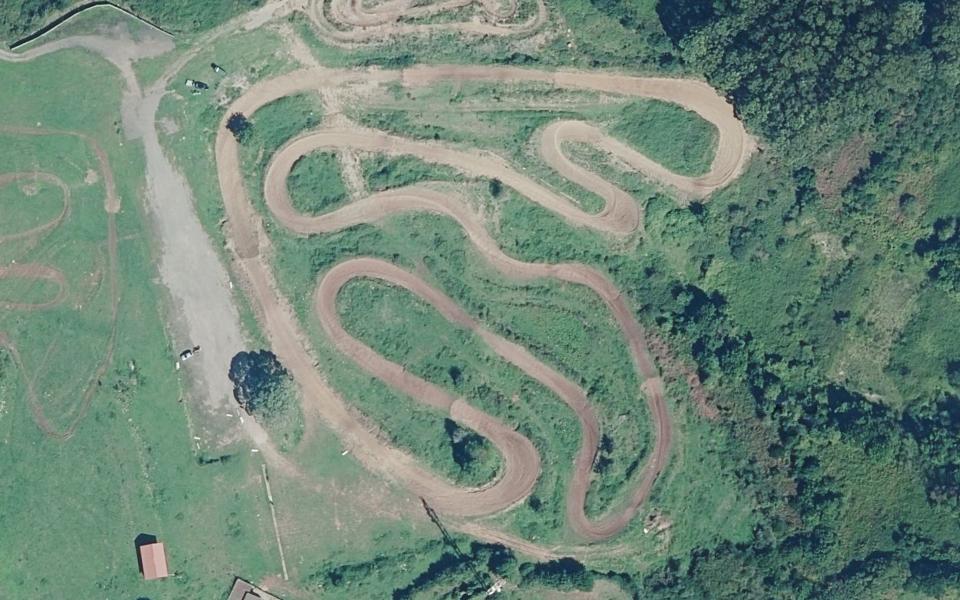 Natahoyo motocross track seen from above