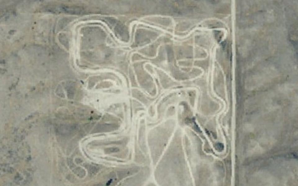 Niarada Raceway seen from above