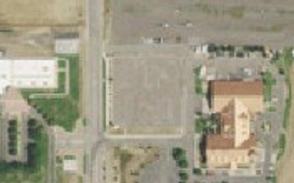 Loveland motocross track seen from above