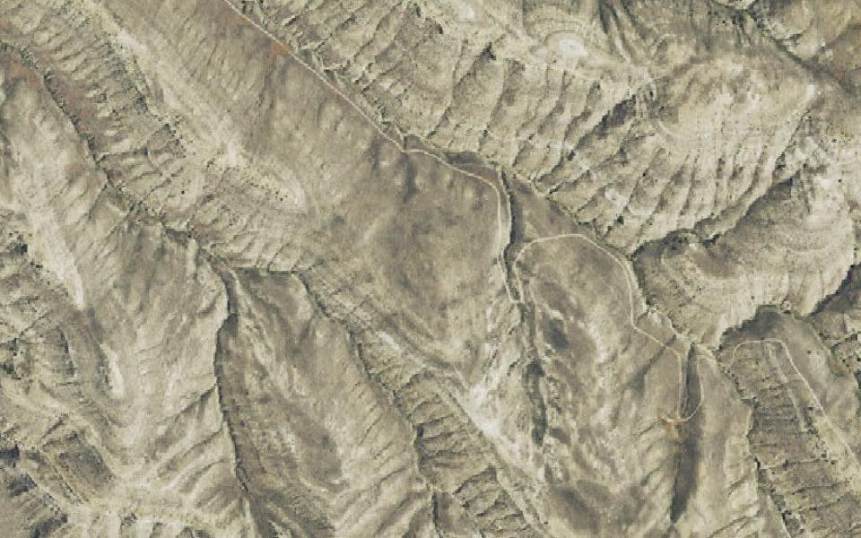 Red Lodge motocross track seen from above