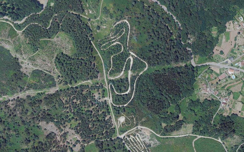 Motopark Mondariz seen from above