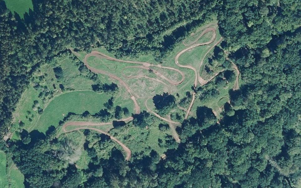 Villaviciosa motocross track seen from above