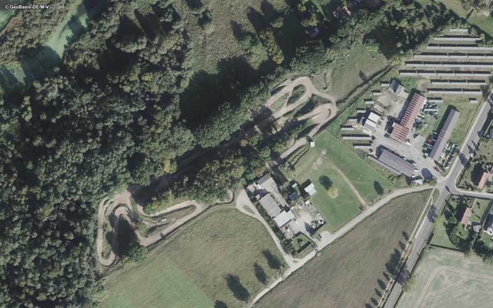 MC Demmin seen from above