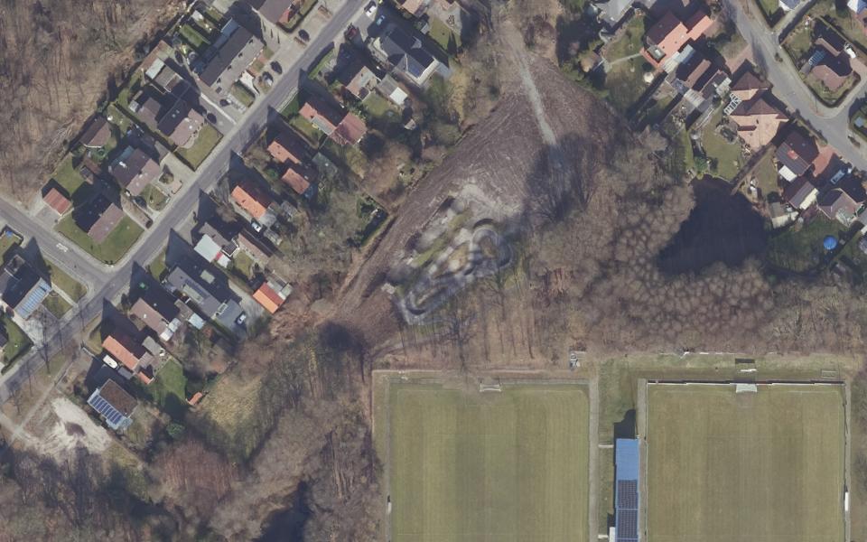 Papenburg motocross track seen from above