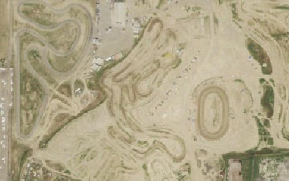 Pro MX Track vu du ciel