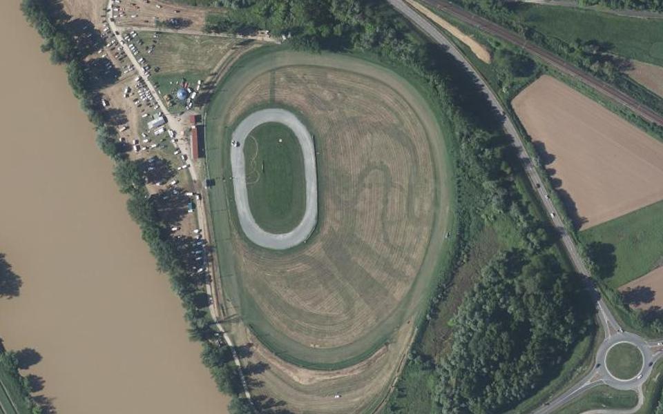 Stade Mijema seen from above
