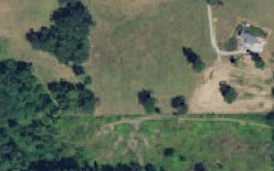 Amboy motocross track seen from above