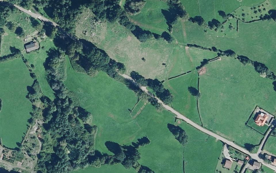 Circuitu de San Pedrín vu du ciel