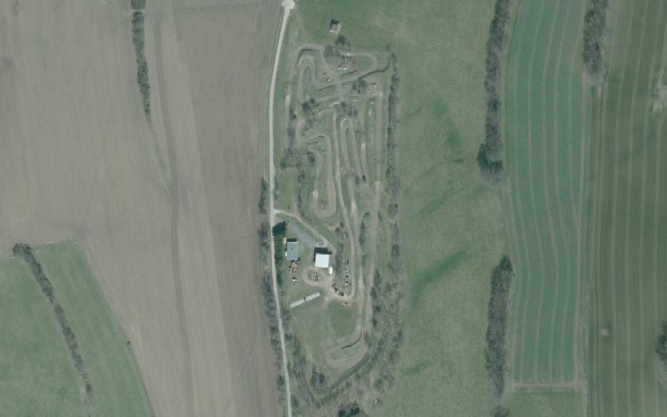 Leubsdorf motocross track seen from above