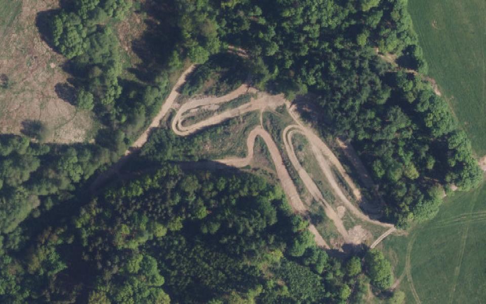 Stříbrnka seen from above