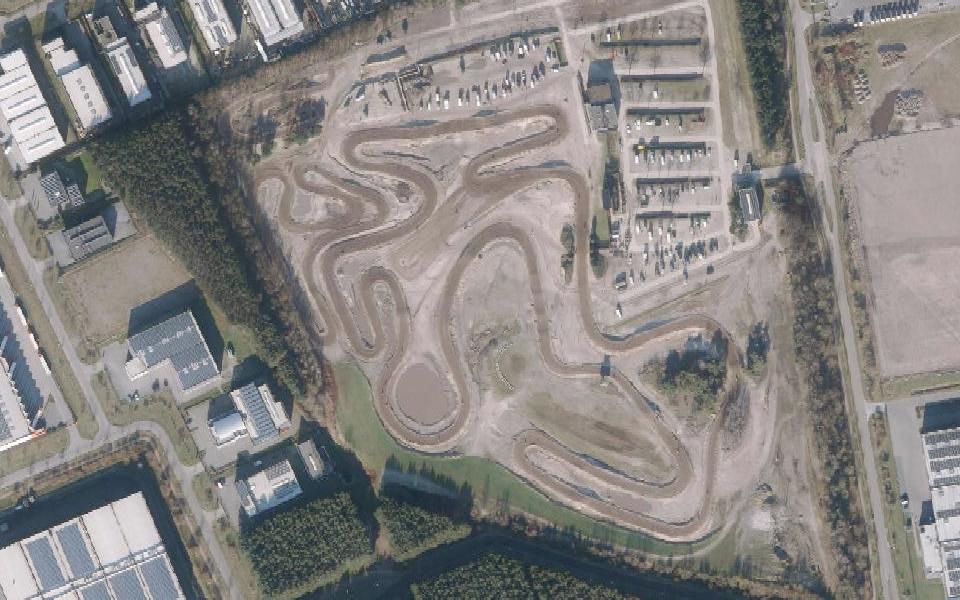Stedelijk Motorcrosscentrum Lommel vu du ciel