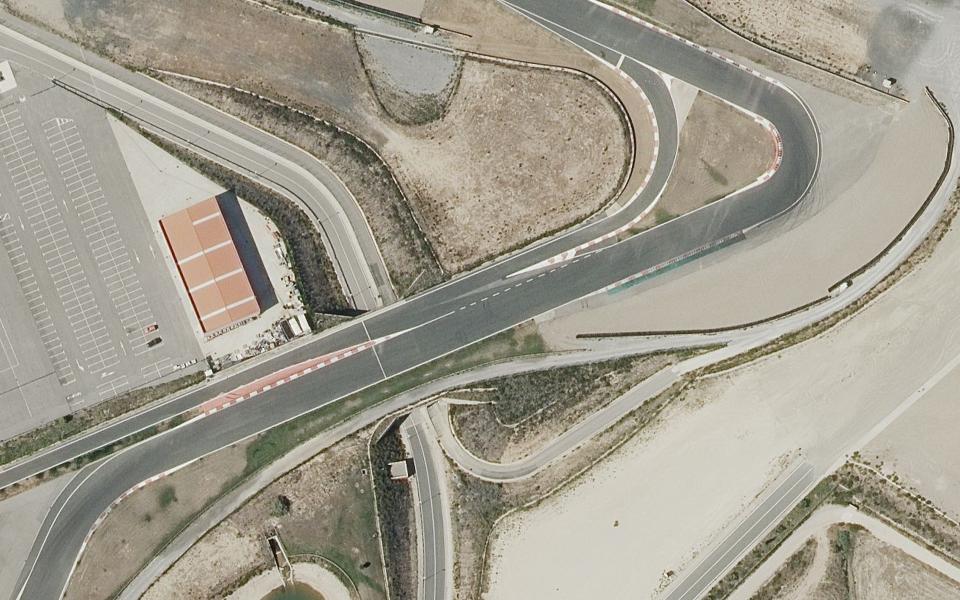 Circuito de Velocidad seen from above