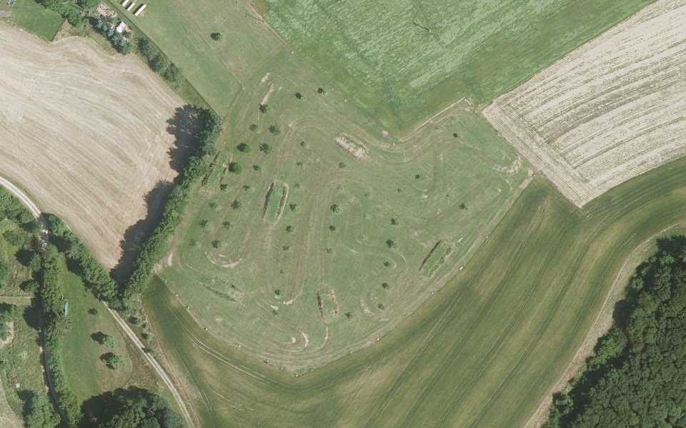 Karlshausen motocross track seen from above